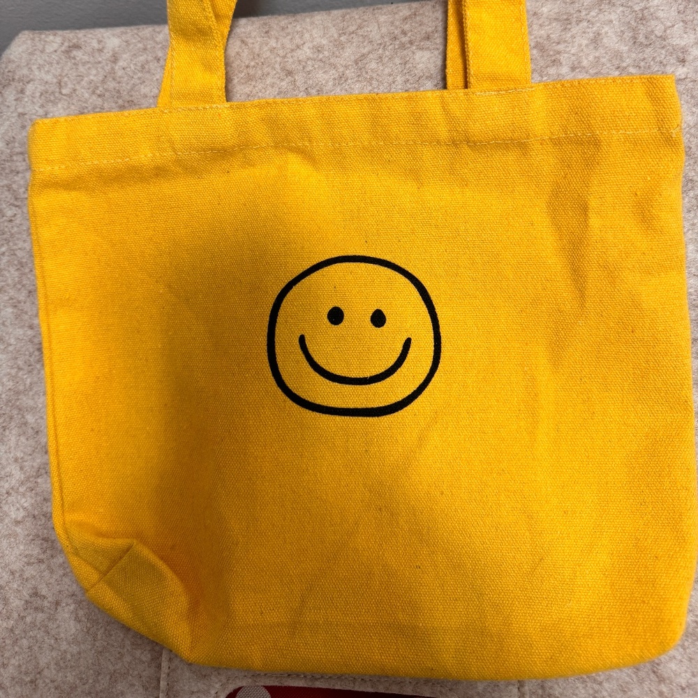 Mini canvas  tote bag